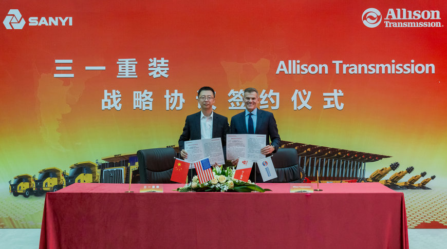 Allison Transmission forme un partenariat stratégique avec SANY pour fournir des transmissions pour les engins miniers